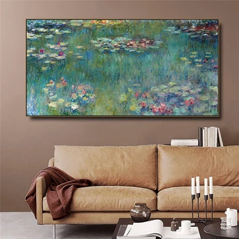 Claude Monet Water Lotus Canvas Paintings Reproduction Impressionist Art Posters and Print Wall Pictures for Home Decoration
Claude Monet Water Lotus Canvas Paintings Reproduction Impressionist Art Posters and Print Wall Pictures for Home Decoration