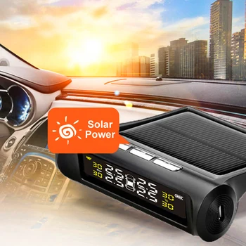 TPMS Tire Pressure Alarm Sensor Monitor System Car Display Internal / External Solar Power Charging Temperature Warning
TPMS Tire Pressure Alarm Sensor Monitor System Car Display Internal / External Solar Power Charging Temperature Warning