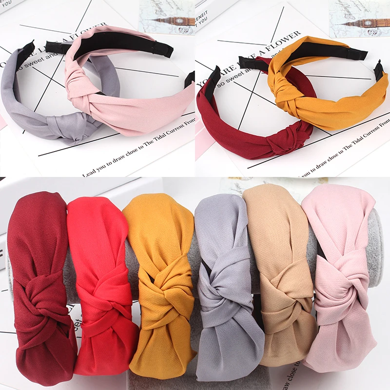 New 1PC Solid Exquesite Girls Bow Knot Turban Hairband Comfortable Soft Cloth Cotton Cross Simple Sweet Headband 8 Colors
New 1PC Solid Exquesite Girls Bow Knot Turban Hairband Comfortable Soft Cloth Cotton Cross Simple Sweet Headband 8 Colors