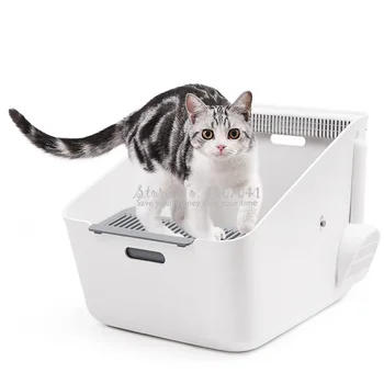 Inductive Purify Smell Cat Toilet From Semi-Closed Form Low Noise Cat Sandbox Kitten Litter Box Pet Accessories
Inductive Purify Smell Cat Toilet From Semi-Closed Form Low Noise Cat Sandbox Kitten Litter Box Pet Accessories