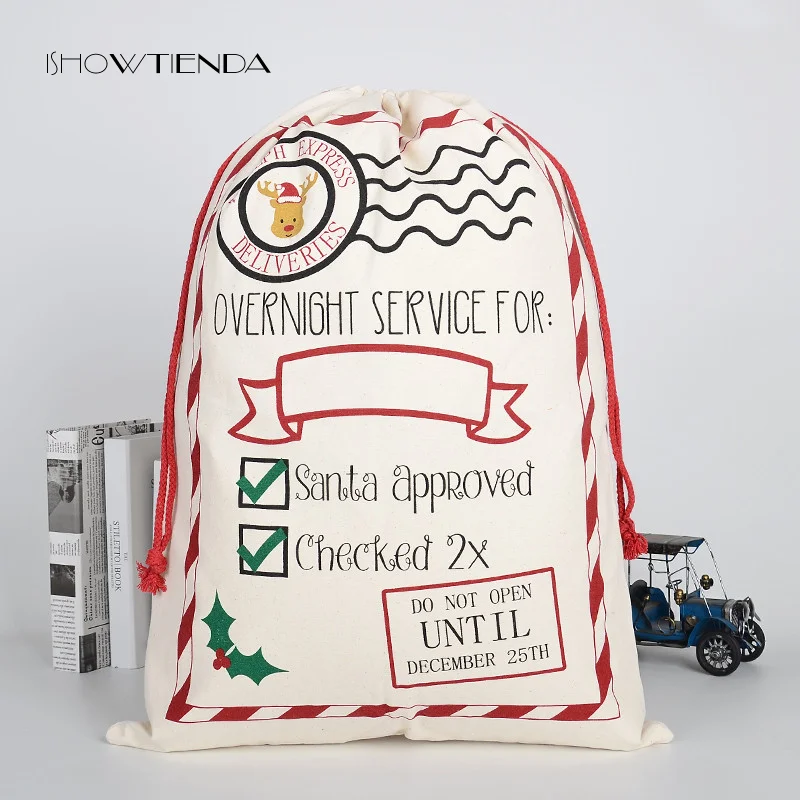 Christmas Gift Bags Large Canvas Merry Christmas Santa Sack Xmas Stocking Reindeer Gift Storage Bag Canvas Bag regali natale
Christmas Gift Bags Large Canvas Merry Christmas Santa Sack Xmas Stocking Reindeer Gift Storage Bag Canvas Bag regali natale