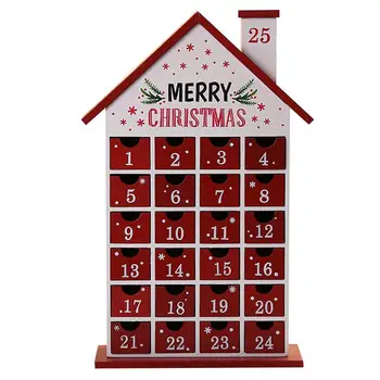 1pc Wooden House Countdown Calendar Candy Drawer for Xmas Gift Home Candy
1pc Wooden House Countdown Calendar Candy Drawer for Xmas Gift Home Candy