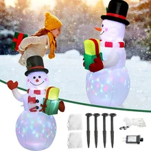 Christmas Inflatable Snowman 1.5m LED Lights Xmas Blow up Snowman Outdoor Decoration for Garden Lawn Courtyard Xmas Decor New
Christmas Inflatable Snowman 1.5m LED Lights Xmas Blow up Snowman Outdoor Decoration for Garden Lawn Courtyard Xmas Decor New