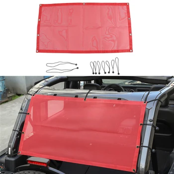 Car Exterior 4Doors Back Trunk Insulation Sun Shade Net for Jeep Wrangler JL 2018 Black/Red Sunshade Mesh Cover Accessories
Car Exterior 4Doors Back Trunk Insulation Sun Shade Net for Jeep Wrangler JL 2018 Black/Red Sunshade Mesh Cover Accessories
