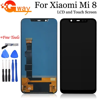 6.21" For XIAOMI Mi 8 LCD Display Touch Screen Digitizer Assembly For Xiaomi mi8 LCD Sensor Phone Spair Part + Tools
6.21" For XIAOMI Mi 8 LCD Display Touch Screen Digitizer Assembly For Xiaomi mi8 LCD Sensor Phone Spair Part + Tools