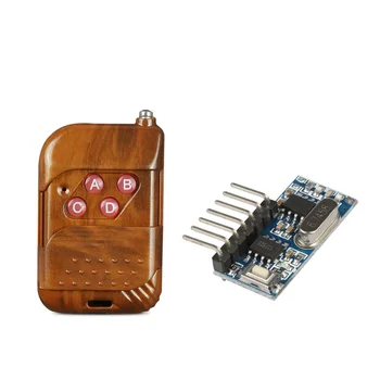 QIACHIP 433mhz RF Relay Receiver Module Wireless 4 CH Learning Button and 433 Mhz RF Remote Controls Switches Transmitter Diy
QIACHIP 433mhz RF Relay Receiver Module Wireless 4 CH Learning Button and 433 Mhz RF Remote Controls Switches Transmitter Diy
