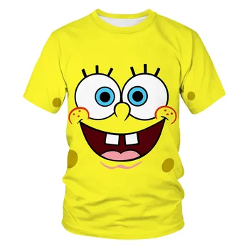 New summer spongebob casual men's t-shirts, 3D printed t-shirts, casual cartoon fashion Children's t-shirts Parent-child outfit
New summer spongebob casual men's t-shirts, 3D printed t-shirts, casual cartoon fashion Children's t-shirts Parent-child outfit