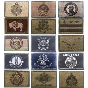 USA US American State Texas Maryland Alaska Flag Embroidered Patches Emblem Armband Military Appliqued Badges For Bag Cap Chothe
USA US American State Texas Maryland Alaska Flag Embroidered Patches Emblem Armband Military Appliqued Badges For Bag Cap Chothe