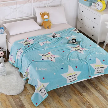 Blue star blankets quilts twin full queen king fashion cartoon blankets soft Throw Flannel blanket on Bed/car/sofa luxury rugs
Blue star blankets quilts twin full queen king fashion cartoon blankets soft Throw Flannel blanket on Bed/car/sofa luxury rugs