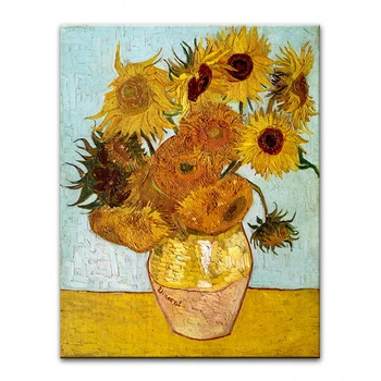 

DONGMEI OILPAINTING Spray Painting Home Decor oil painting Vincent Van Gogh Sunflower Printing on the canvas