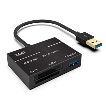 Aluminium Alloy Card Reader Photos Videos Type-c Flash Memory Card Reader Camera USB3.0/2.0 XQD ABS HUB For Sony G Series
Aluminium Alloy Card Reader Photos Videos Type-c Flash Memory Card Reader Camera USB3.0/2.0 XQD ABS HUB For Sony G Series