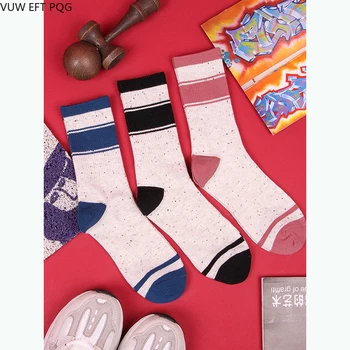 Ins Simple Wild Couple Striped Socks Men and Women Japanese College Style Retro Literature and Art In Tube Socks Cotton
Ins Simple Wild Couple Striped Socks Men and Women Japanese College Style Retro Literature and Art In Tube Socks Cotton