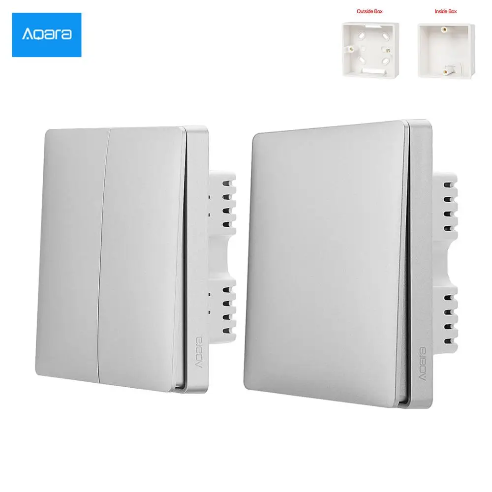 Xiaomi Aqara Smart home With Nautral Line Control wire ZigBee Wireless Key Wall Switch Via Smartphone APP Remote Three Colors
Xiaomi Aqara Smart home With Nautral Line Control wire ZigBee Wireless Key Wall Switch Via Smartphone APP Remote Three Colors