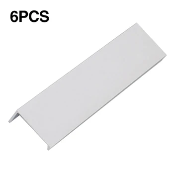 6pcs Easy Install Concealed Handle Heavy Duty Rustproof With Screws Home Kitchen Cabinet Pulls Finger Edge Anti Corrosion Office
6pcs Easy Install Concealed Handle Heavy Duty Rustproof With Screws Home Kitchen Cabinet Pulls Finger Edge Anti Corrosion Office