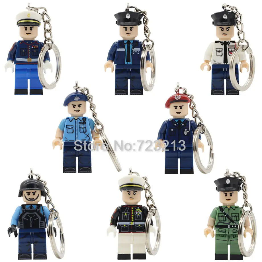 Policeman Keychain HK Macao SDU Police Story City Hero Key Ring SWAT Military Building Blocks Model Bricks Toys
Policeman Keychain HK Macao SDU Police Story City Hero Key Ring SWAT Military Building Blocks Model Bricks Toys