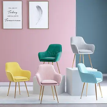 1 Nordic Luxury Dining Chair Net Red Nail Makeup Chair Tea Coffee Chair Home Designer Wrought Iron Furniture Study Bedroom Chair
1 Nordic Luxury Dining Chair Net Red Nail Makeup Chair Tea Coffee Chair Home Designer Wrought Iron Furniture Study Bedroom Chair