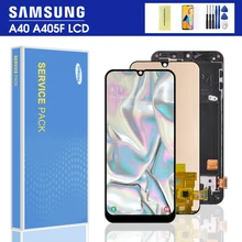 100% Test For Samsung A40 A405 A405F LCD display touch Screen Digitizer Assembly with frame a40 screen replacement repair parts
100% Test For Samsung A40 A405 A405F LCD display touch Screen Digitizer Assembly with frame a40 screen replacement repair parts