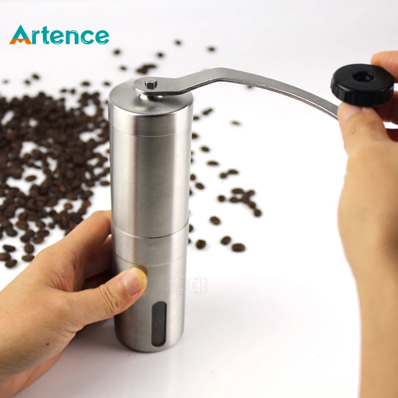 Stainless Steel Coffee Grinder Tool Hand Manual Mill Bean Spice Mini Grinders Kitchen | Бытовая техника
