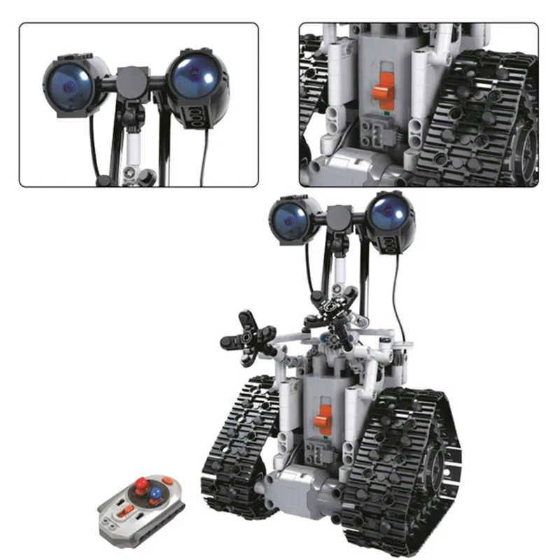 RC Building Blocks Robot 7112 408 PCS Remote Control Electric Robots designer Compatible with Engineering ToysRC Car
RC Building Blocks Robot 7112 408 PCS Remote Control Electric Robots designer Compatible with Engineering ToysRC Car