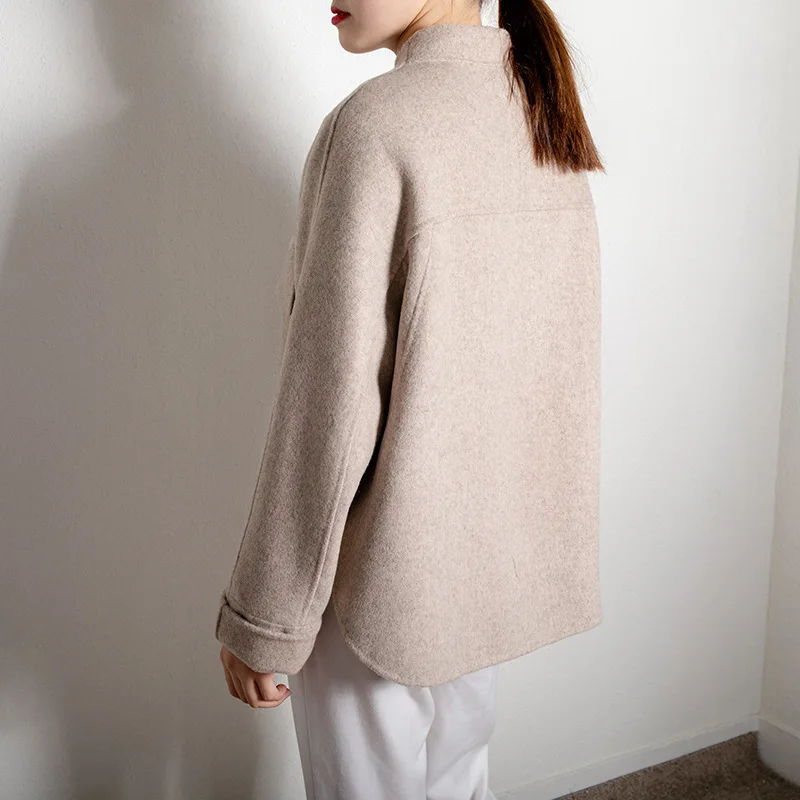Spring Autumn Coat Women Clothes 2020 Korean Double-sided Wool Jacket Women Woolen Overcoat Casaco Feminino 9166 YY2067
Spring Autumn Coat Women Clothes 2020 Korean Double-sided Wool Jacket Women Woolen Overcoat Casaco Feminino 9166 YY2067
