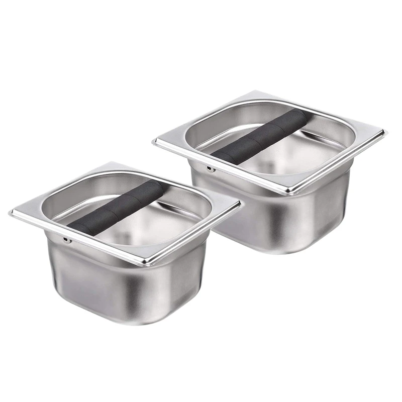 2 Piece Coffee Knock Box, Recessed Counter Top Knock Box with Bottom, Stainless Steel Espresso Knock Box
2 Piece Coffee Knock Box, Recessed Counter Top Knock Box with Bottom, Stainless Steel Espresso Knock Box