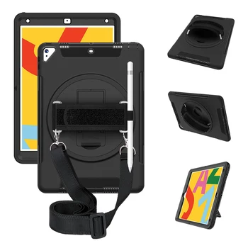 Hand Belt Holder + Shoulder Strap Cases For iPad Air 3 2 1 iPad 9.7 2017&2018 Pro 10.5 iPad 2 3 4 Anti-knock Stand Cover 
Hand Belt Holder + Shoulder Strap Cases For iPad Air 3 2 1 iPad 9.7 2017&2018 Pro 10.5 iPad 2 3 4 Anti-knock Stand Cover