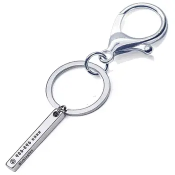 Personalized key chain Customized key Braided Leather Keychain Titanium steel Stamped Anti-lost Unisex Gift Key
Personalized key chain Customized key Braided Leather Keychain Titanium steel Stamped Anti-lost Unisex Gift Key