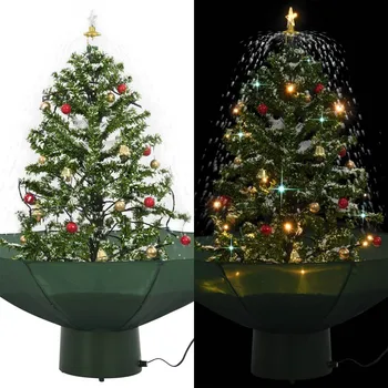 Artificial Snowing Christmas tree with umbrella with balls and Led lights Xmas Tree Decoration Home Outside
Artificial Snowing Christmas tree with umbrella with balls and Led lights Xmas Tree Decoration Home Outside