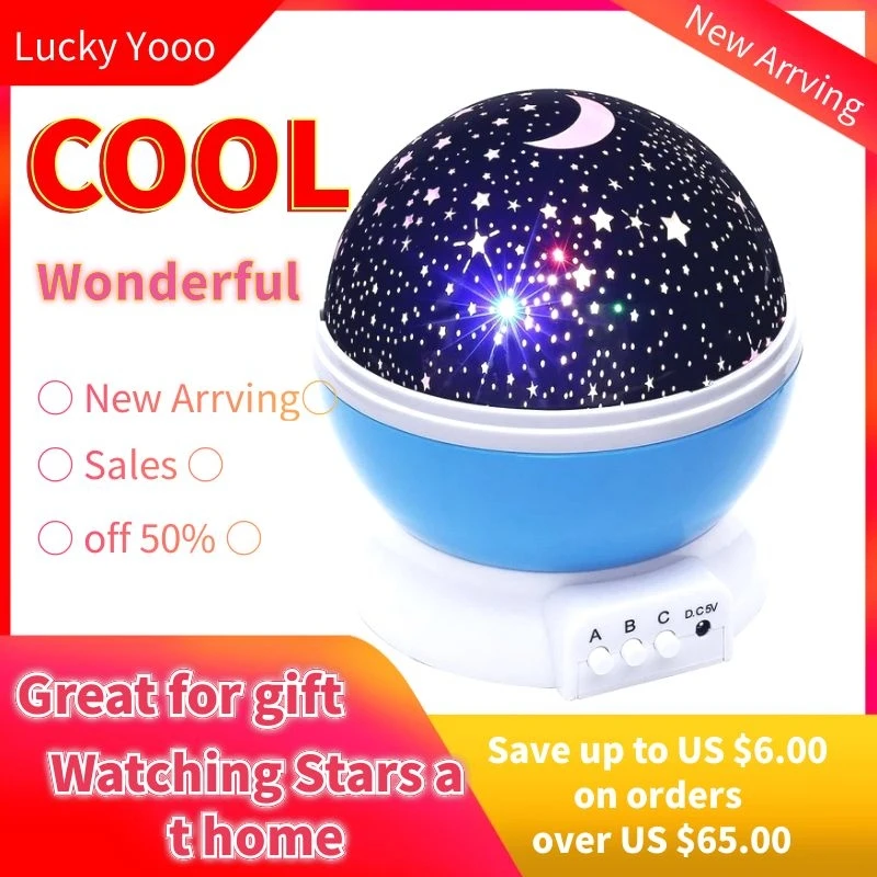 Novelty Luminous Toys Romantic Starry Sky LED Night Light Projector Battery USB Night Light Creative Birthday Toys For Children 
Novelty Luminous Toys Romantic Starry Sky LED Night Light Projector Battery USB Night Light Creative Birthday Toys For Children
