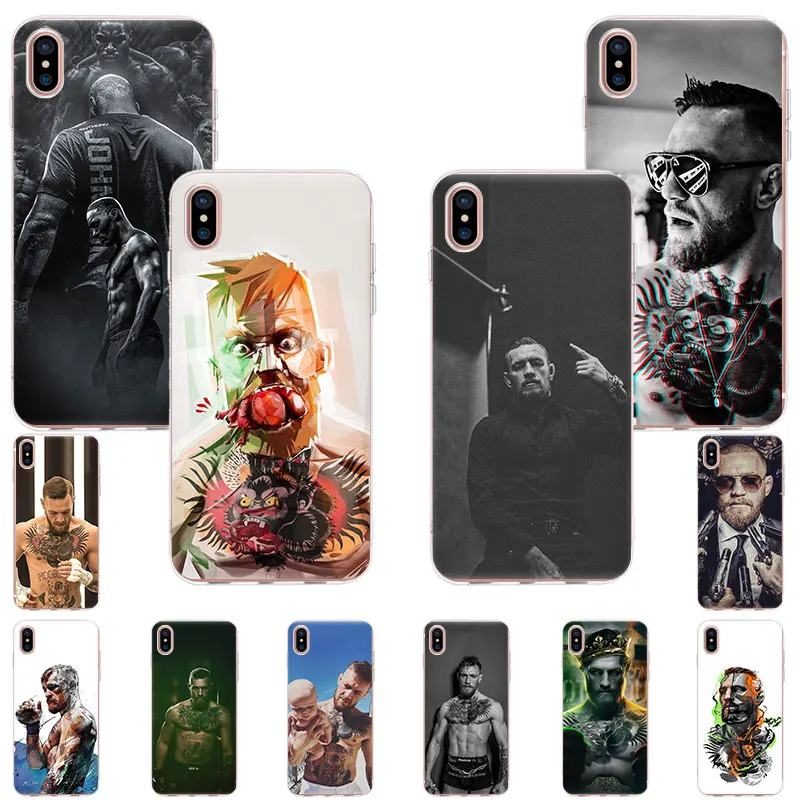 Чехол Conor Mcgregor для iPhone 12 11 Pro X XR XS Max SE2020 7 8 6 6s Plus 12mini Силиконовый ТПУ мягкий чехол
