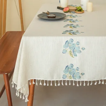 Tablecloth Embroidery Nordic Countryside Hipster Fabric Household Rectangular Tablecloth Customization
Tablecloth Embroidery Nordic Countryside Hipster Fabric Household Rectangular Tablecloth Customization