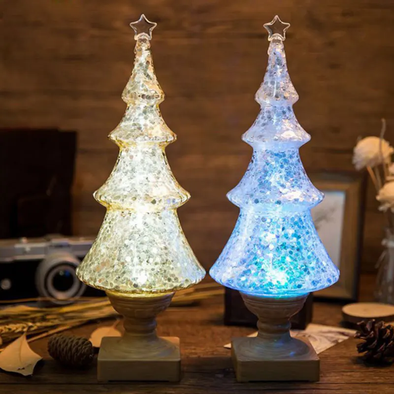 Christmas Decorative Lamp Colorful LED Christmas Tree Night Light Lamp USB and Battery Power LED Table Lamp for Home Xmas Decor
Christmas Decorative Lamp Colorful LED Christmas Tree Night Light Lamp USB and Battery Power LED Table Lamp for Home Xmas Decor