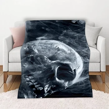 Fashion Style Summer Air-Conditioned Blanket 3D Skull Pattern Throw Soft Office Nap Car Sofa Home Decor Adults Blankets
Fashion Style Summer Air-Conditioned Blanket 3D Skull Pattern Throw Soft Office Nap Car Sofa Home Decor Adults Blankets