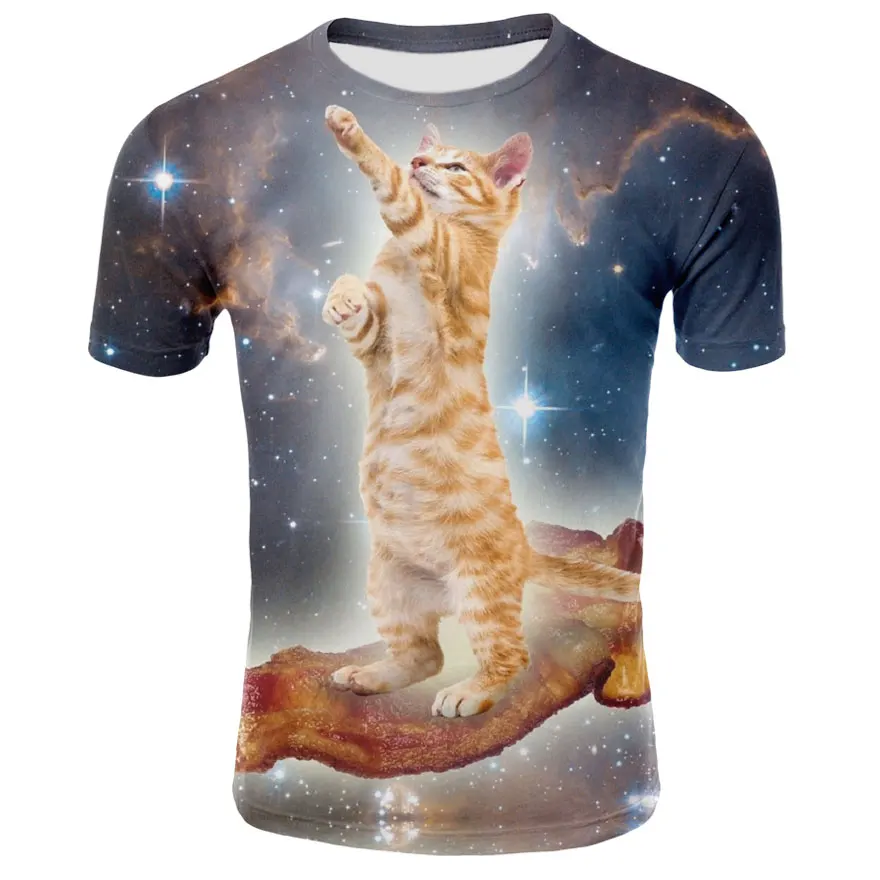 Sondiarne 2019 New Fashion 3D Short Sleeve T-Shirt Printed Creative Cat T Shirt Men's Mario /Novelty/Pizza Cat/Tree Tee Tops 5XL
Sondiarne 2019 New Fashion 3D Short Sleeve T-Shirt Printed Creative Cat T Shirt Men's Mario /Novelty/Pizza Cat/Tree Tee Tops 5XL