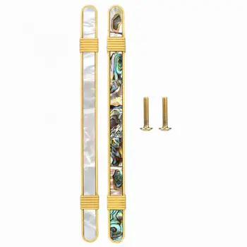 Nordic Style Furniture Handle Kitchen Cabinet handles Natural Shell Brass Solid Cabinet Drawer Door Pulls 
Nordic Style Furniture Handle Kitchen Cabinet handles Natural Shell Brass Solid Cabinet Drawer Door Pulls
