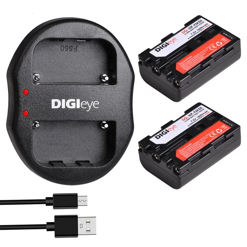 2Pcs 1800mAh NP-FM50 NPFM50 Batteries + Dual USB Charger for Sony NP-FM30 NP-FM51 NP-QM50 NP-FM55H DSLR-A100 HDR-HC1 DCR-TRV280
2Pcs 1800mAh NP-FM50 NPFM50 Batteries + Dual USB Charger for Sony NP-FM30 NP-FM51 NP-QM50 NP-FM55H DSLR-A100 HDR-HC1 DCR-TRV280