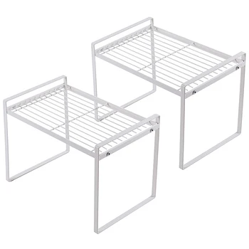 2Pack Kitchen Cabinet Shelf Counter Organizer Rack Pantry Storage Bathroom Bedroom Office Table Desk Space Saving
2Pack Kitchen Cabinet Shelf Counter Organizer Rack Pantry Storage Bathroom Bedroom Office Table Desk Space Saving
