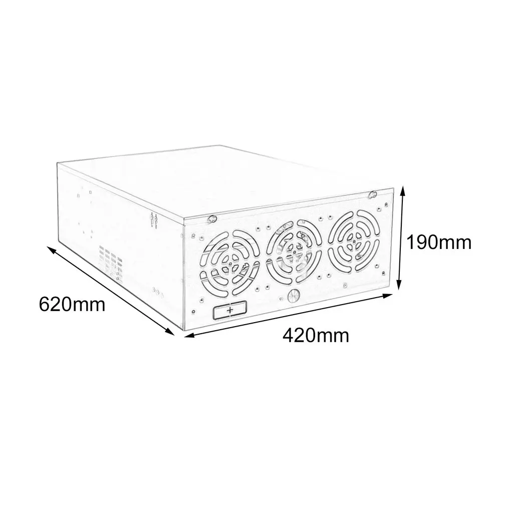 Open Air Mining Frame Rig Graphics Case GPU ATX Fit 6/8 Graphics Card Ethereum ETH ETC ZEC XMR Magnalium Alloy 12cm Fans
Open Air Mining Frame Rig Graphics Case GPU ATX Fit 6/8 Graphics Card Ethereum ETH ETC ZEC XMR Magnalium Alloy 12cm Fans