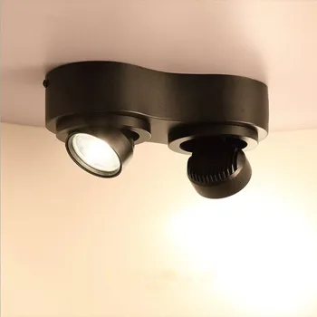 Dimmable Surface Mounted LED COB Downlight 360 Degree Rotating LED Spot Light 12W 2X10W Ceiling Lamp with LED Driver AC110-240V
Dimmable Surface Mounted LED COB Downlight 360 Degree Rotating LED Spot Light 12W 2X10W Ceiling Lamp with LED Driver AC110-240V
