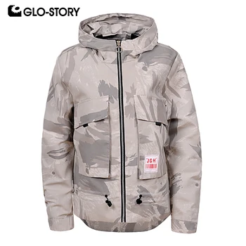 GLO-STORY Casual Women Camouflage Boyfriend Hooded Jackets Pocket Zipper Windbreaker Tactics Coat for Female 2019 New 8877
GLO-STORY Casual Women Camouflage Boyfriend Hooded Jackets Pocket Zipper Windbreaker Tactics Coat for Female 2019 New 8877