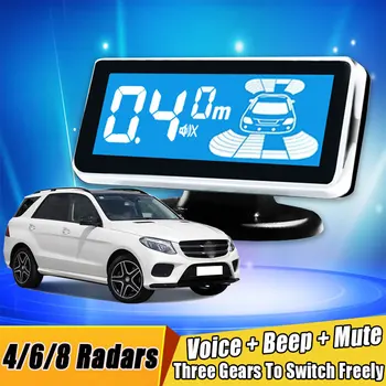 Car Parking Sensor Back Reverse LCD Digital Screen Sound Alarm Probes Parktronic System Front Voice Buzzer 4/6/8 Radars 8 Sensor
Car Parking Sensor Back Reverse LCD Digital Screen Sound Alarm Probes Parktronic System Front Voice Buzzer 4/6/8 Radars 8 Sensor