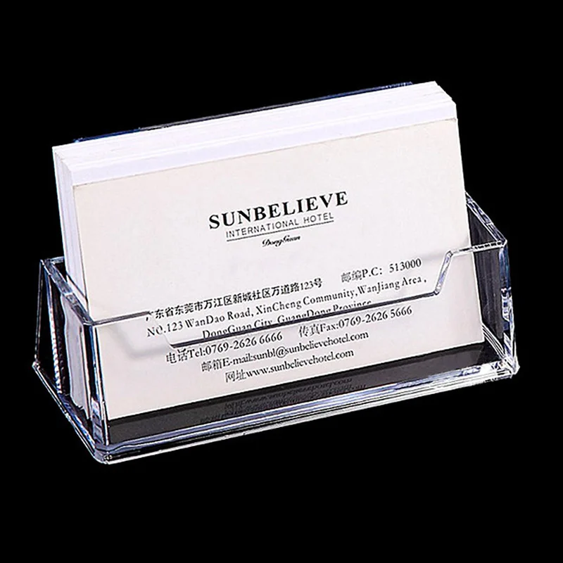 For 1Pc Clear Desk Shelf Box Storage Display Stand Acrylic Plastic Transparent Desktop Business Card Holder 10*5*5.7cm
For 1Pc Clear Desk Shelf Box Storage Display Stand Acrylic Plastic Transparent Desktop Business Card Holder 10*5*5.7cm