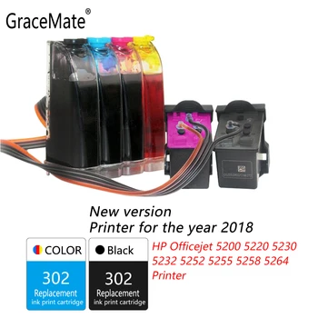GraceMate 302 CISS Bulk Ink Compatible for Hp 302 for 2018 New Version Printer Officejet 5200 5220 5230 5232 5252 5255 5258 5264
GraceMate 302 CISS Bulk Ink Compatible for Hp 302 for 2018 New Version Printer Officejet 5200 5220 5230 5232 5252 5255 5258 5264