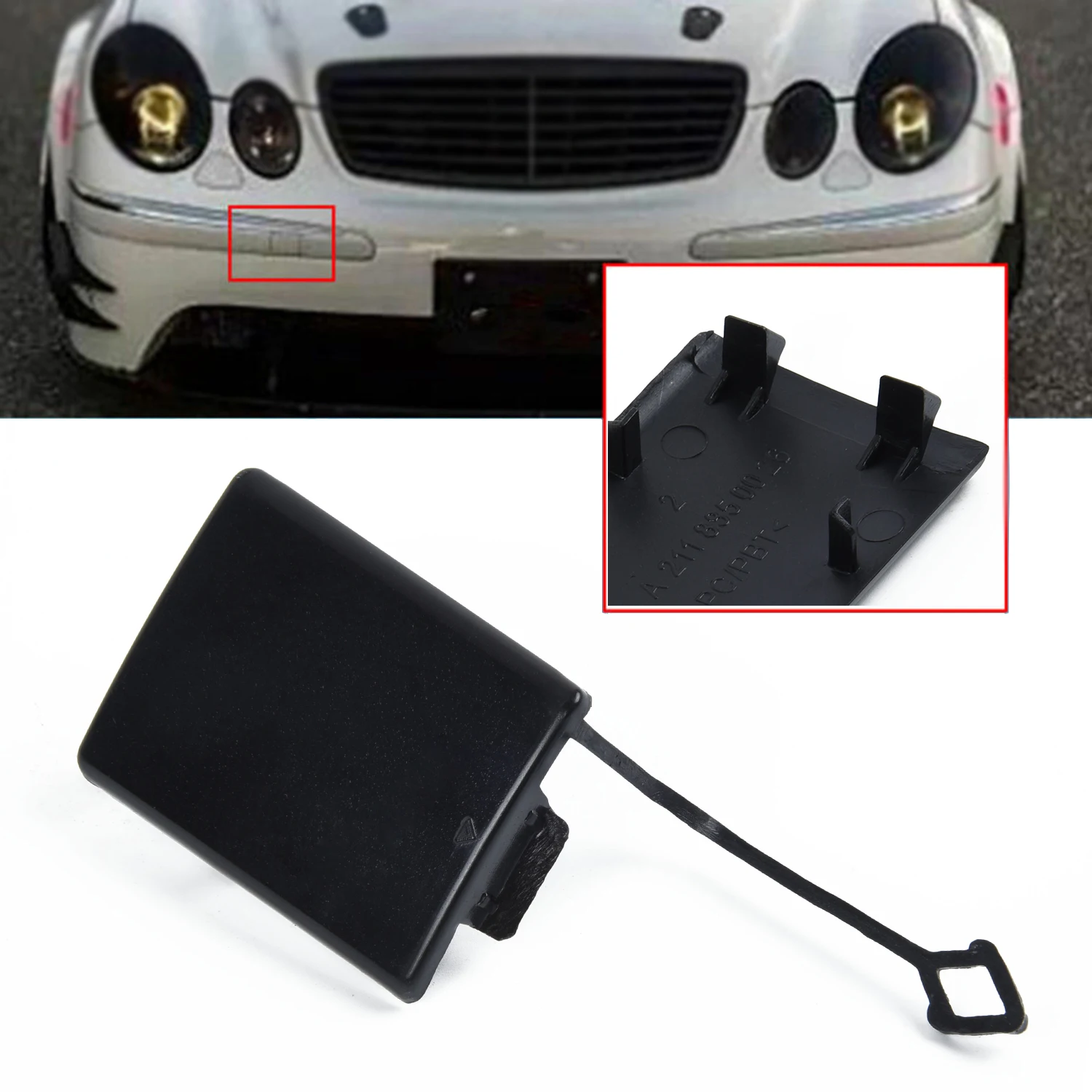 Car Front Bumper Tow Eye Hook Cover For Mercedes-Benz W211 E-Class 2003-2006 Front Bumper Tow Eye Hook Cover A2118850026
Car Front Bumper Tow Eye Hook Cover For Mercedes-Benz W211 E-Class 2003-2006 Front Bumper Tow Eye Hook Cover A2118850026