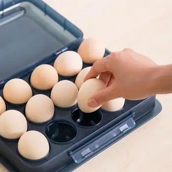 Egg Protective Case Practical Eggs Storage Box Convenient Eggs Storage Container for Home Kitchen (Light Grey)
Egg Protective Case Practical Eggs Storage Box Convenient Eggs Storage Container for Home Kitchen (Light Grey)
