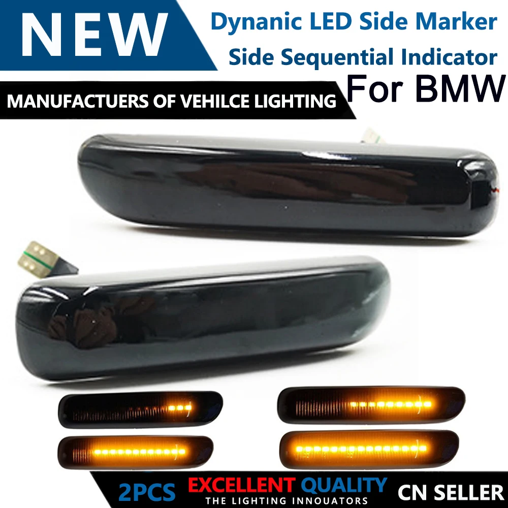 2PCS LED Dynamic Turn Signal Light Side Fender Flash Marker Lamp Indicator For BWM E46 Sedan Limo Coupe Wagon Touring Cabriolet
2PCS LED Dynamic Turn Signal Light Side Fender Flash Marker Lamp Indicator For BWM E46 Sedan Limo Coupe Wagon Touring Cabriolet