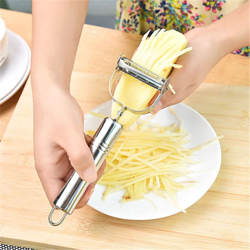 

Multifunctional Kitchen Tool Vegetable Fruit Potato Carrot Peeler Grater Turnip Cutter Slicer Melon Gadget Paring Knife Zesters