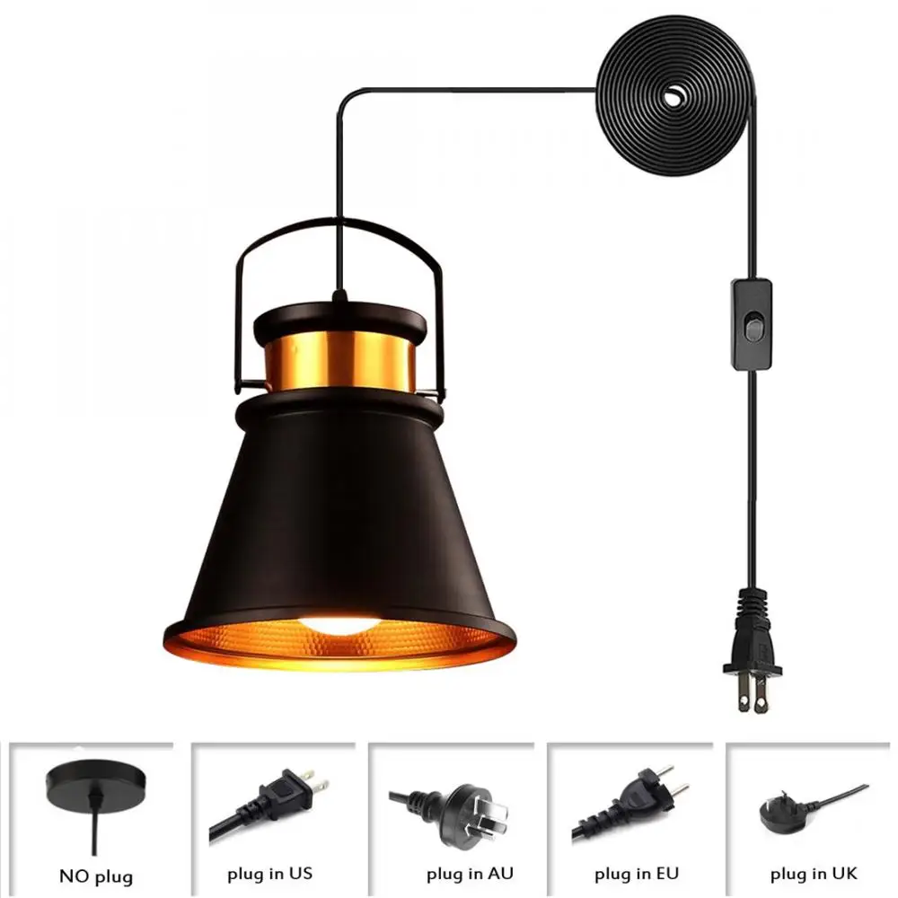 Vintage Black Plug In Pendant Light, Ceiling Hanging Light Fixture Farmhouse Decor, Adjustable Metal Hanging Lamp
Vintage Black Plug In Pendant Light, Ceiling Hanging Light Fixture Farmhouse Decor, Adjustable Metal Hanging Lamp