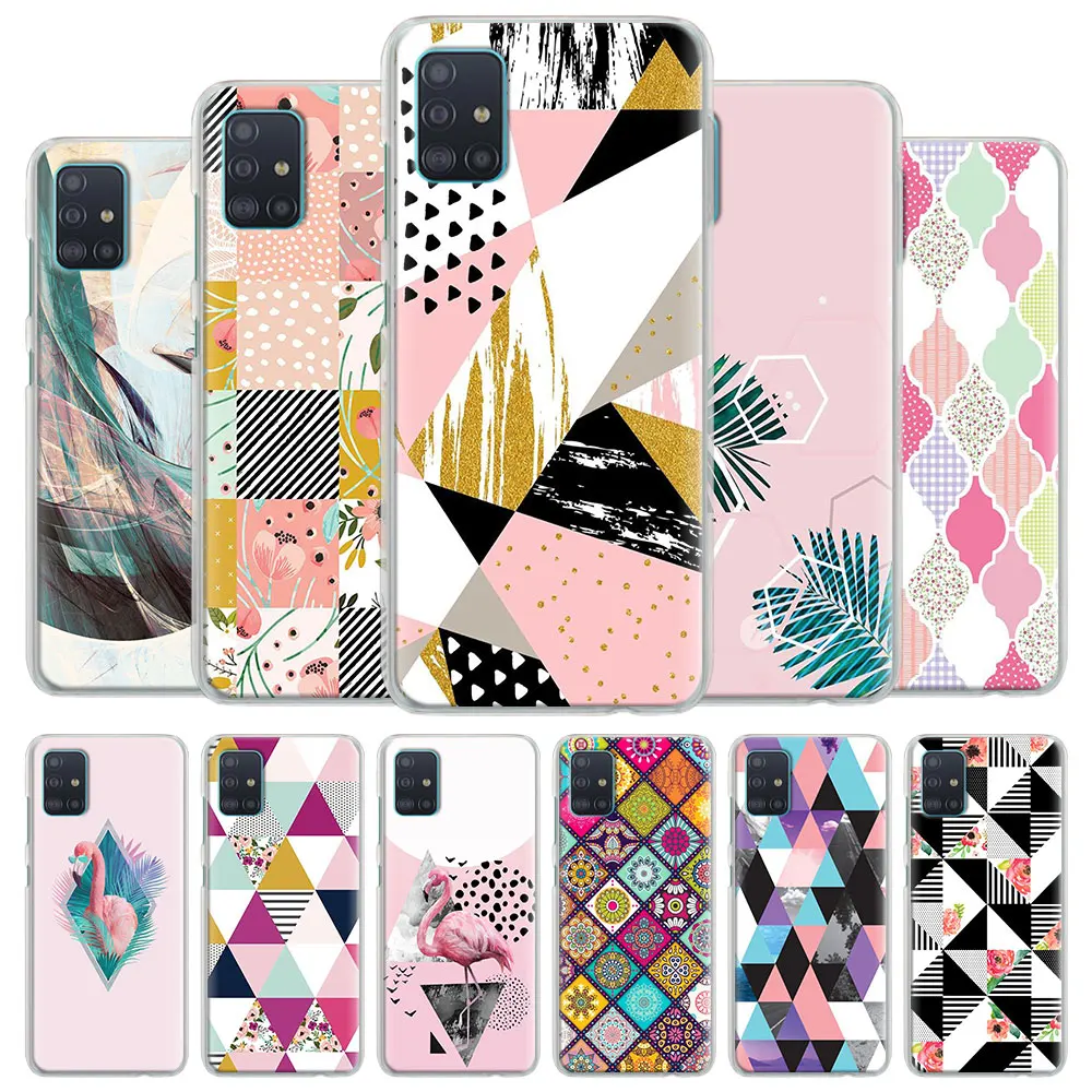 Чехол для телефона Samsung Galaxy A51 A71 A10 A10e A10s A20 A30 A40 A50 A70 S A91 Твердый чехол Радужная
