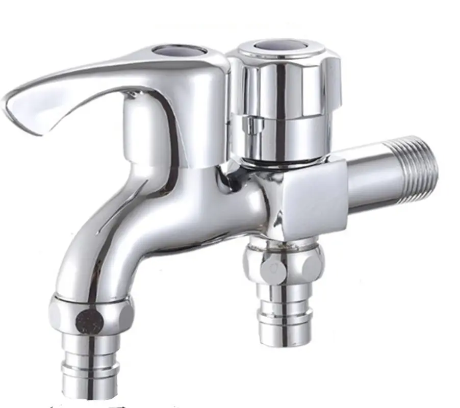 Manufacturers Direct Selling Dual Purpose Tap Double Headed Dual-Use One into Two T-connector Mop Pool Copper Washing Machine Ta
Manufacturers Direct Selling Dual Purpose Tap Double Headed Dual-Use One into Two T-connector Mop Pool Copper Washing Machine Ta